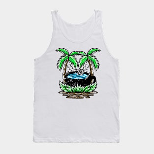 Summer skeleton Tank Top